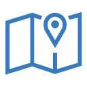 map icon blue