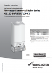 Worcester GB162 V2 50-100kW Operating Instructions