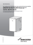 Greenstar Heatslave II External Operating Instructions Preview Image