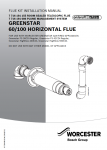 60/100 mm Horizontal Flue