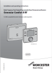 Greenstar Comfort II RF Installation and Operating Instructions