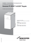 Greenstar FS CDi Regular Installation manual 