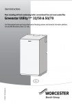 Greenstar Utility 32/50 & 50/70 Operating Instructions
