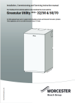 Greenstar Utility 32/50 u0026 50/70 Installation Manual 2022+ | Worcester Bosch