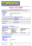 SDS Worcester Bosch Greenstar WB1 Inhibitor Data Sheet