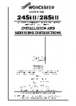 Worcester 24-28 Si II Installation and Servicing Instructions