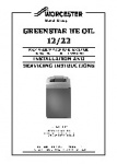 Greenstar HE 12-22 Installation and Servicing Instructions