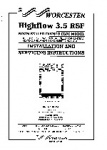 Highflow 3.5 RSF Installation and Servicing Instructions