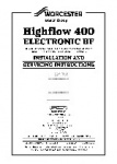 Highflow 400 Electronic BF Installation and Servicing Instructions