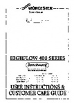 Worcester Highflow 400 Series Operating Instructions