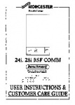 Worcester 24 and 28 i RSF Operating Instructions