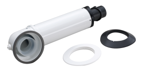 Standard Telescopic Flue & Terminal (White)