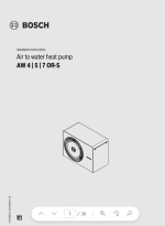 Compress 5800i AW heat pump outdoor unit installation manual thumbnail