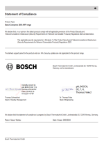 PSTI Bosch CS3000AWP thumbnail