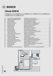 Climate 5000 M installation manual