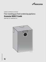 Greenstar 8000 F Combi installation manual thumbnail