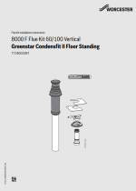 8000 F Flue Kit 60/100 Vertical installation manual thumbnail