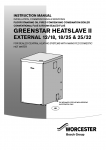 Greenstar 12-32 Heatslave II Combi External Installation and Servicing Instructions