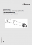 Greenstar Condensfit II 60/100 Horizontal flue kit Flue kit installation instructions