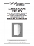 Danesmoor utility installation instructions