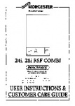 Worcester 24 and 28 i RSF Operating Instructions
