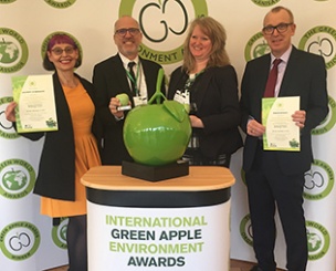 Sustainability at the core of Green Apple award win