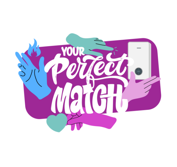 Your perfect match campaign logo