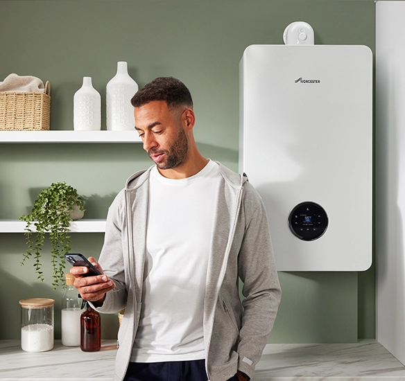 turning on boiler