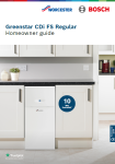 Greenstar Floor Standing CDi Regular homeowner guide Preview Image
